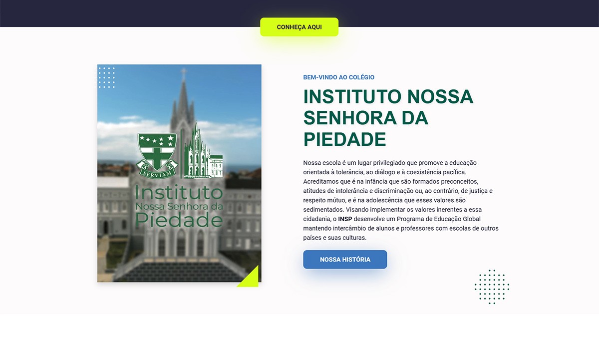 Criação de Site de Luxo para escola